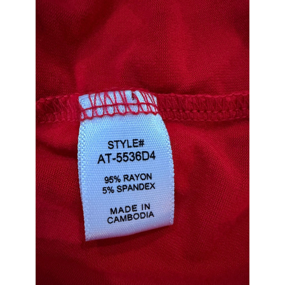 Women's ZENANA Red Tank Top L - Picture 4 of 6